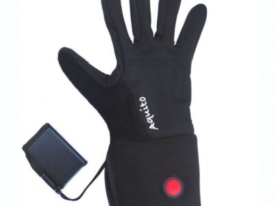 verwarmde handschoenen van veluw putten mensport