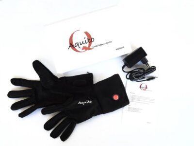Aquito verwarmde handschoenen van veluw mensport